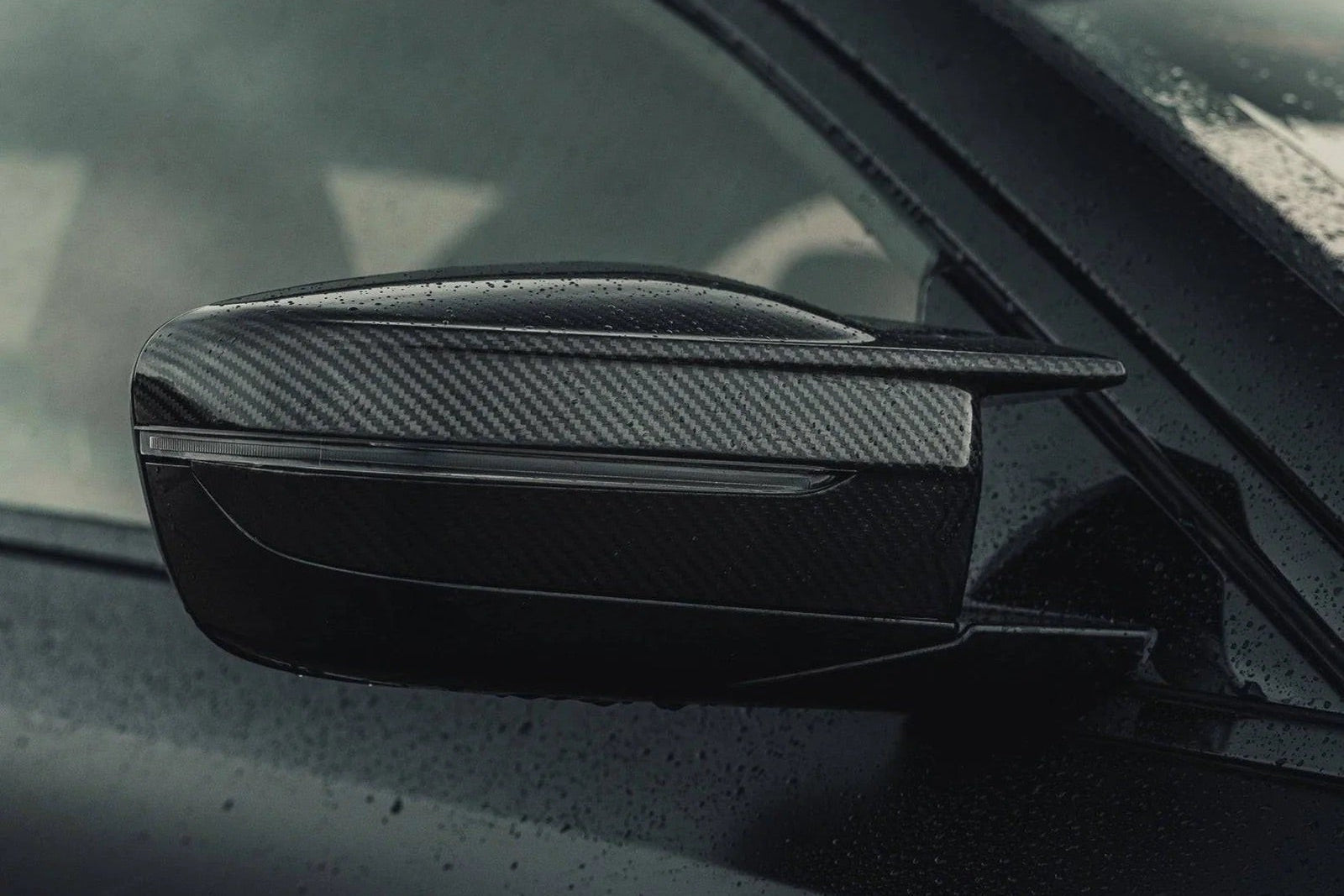 2020+ BMW G-Chassis M-Sport Pre-Preg Carbon Fiber Wing Mirror Covers | Trevora Secondary image