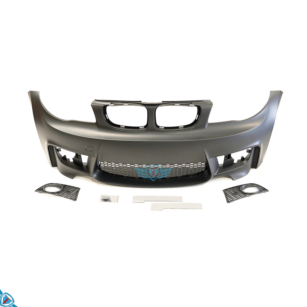 2008-2013 BMW 1 Series LCI (E82/E88) 1M Style Polypropylene Front Bumper Conversion Kit | E3Tuning
