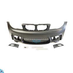 2008-2013 BMW 1 Series LCI (E82/E88) 1M Style Polypropylene Front Bumper Conversion Kit | E3Tuning