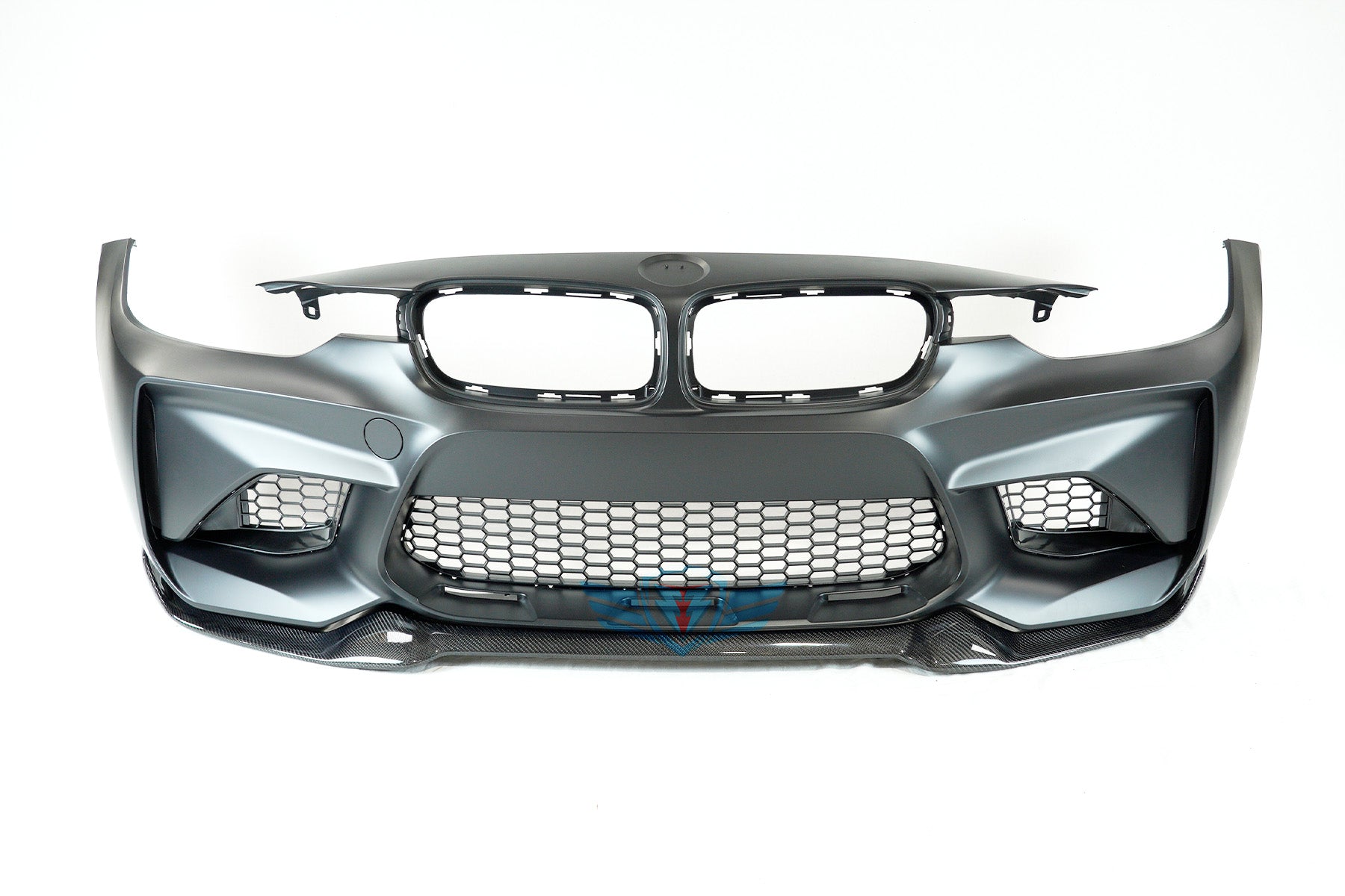 BMW F30 M2 Conversion Bumper CS Style Genuine Carbon Fiber Front Lip | FYBR Aerodynamics Secondary image