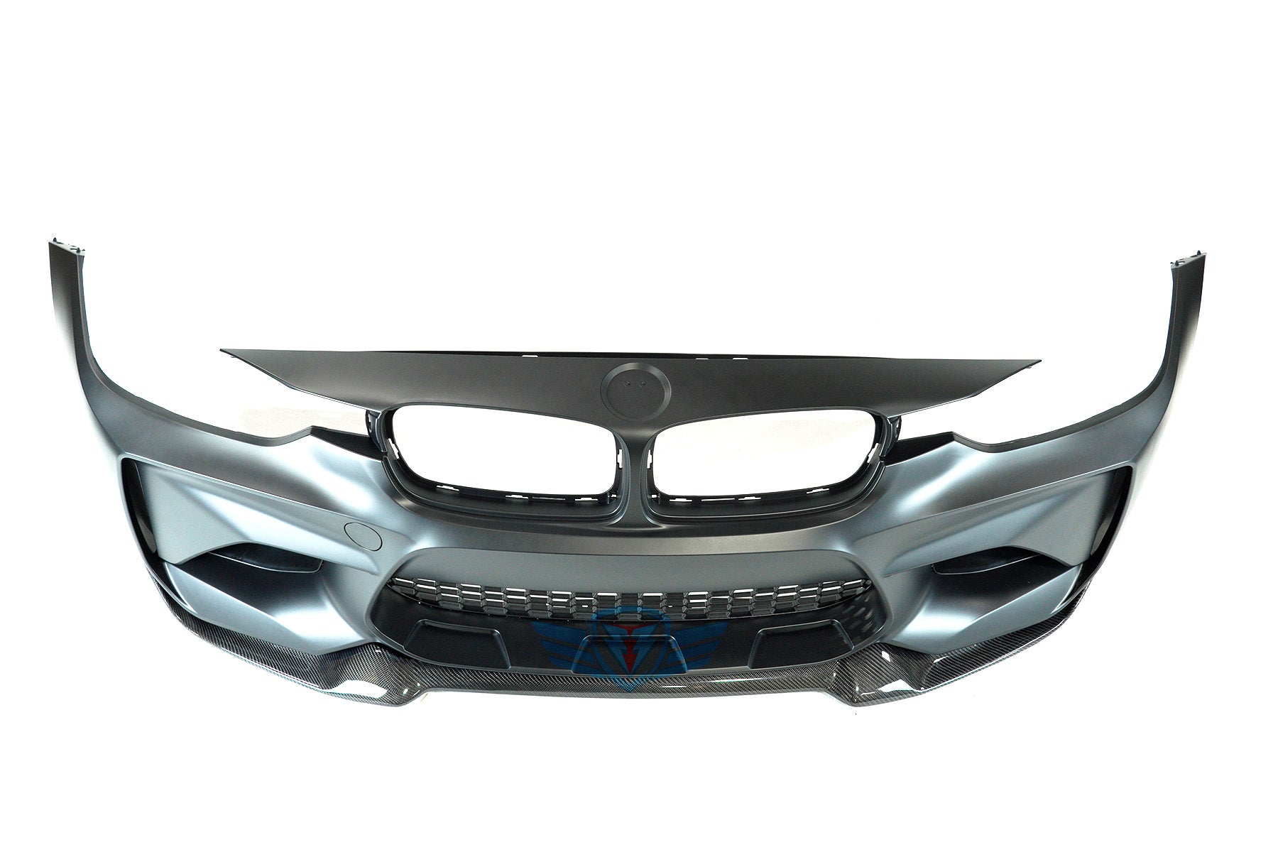 FYBR BMW F30 M2 Conversion Bumper CS Style Genuine Carbon Fiber Front Lip