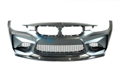 FYBR BMW F30 M2 Conversion Bumper MTC Style Genuine Carbon Fiber Front Lip