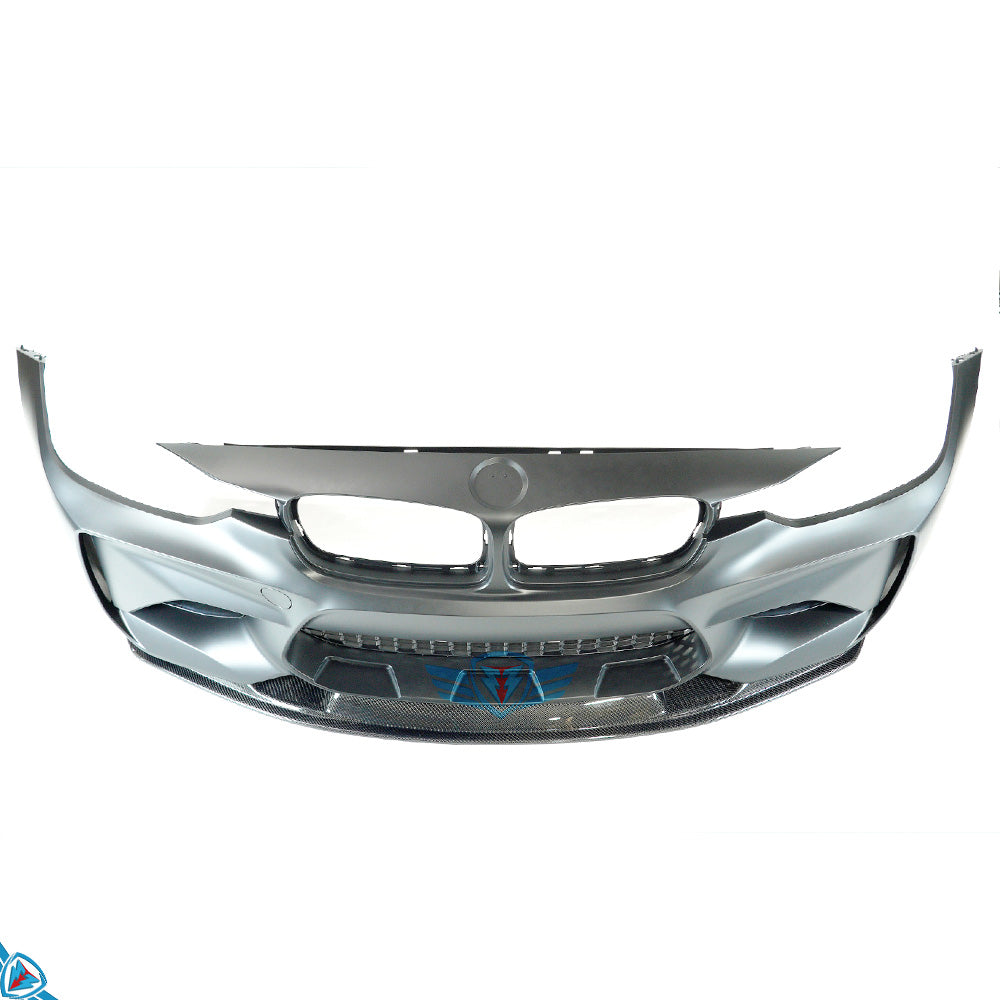 2012-2018 BMW 3 Series (F30) MTC Style Carbon Fiber Front Lip | FYBR Aerodynamics