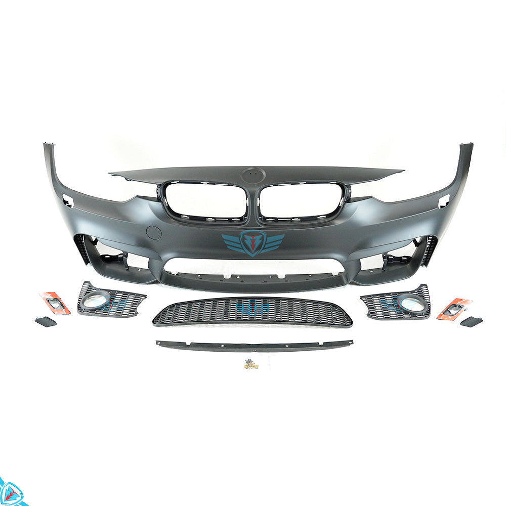 2012-2018 BMW 3 Series (F30/F31) M3 Style Polypropylene Front Bumper Conversion Kit | E3Tuning