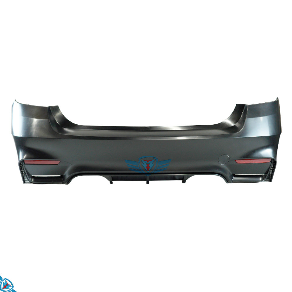 2012-2018 BMW 3 Series (F30) M3 Style Polypropylene Rear Bumper Conversion Kit | E3Tuning
