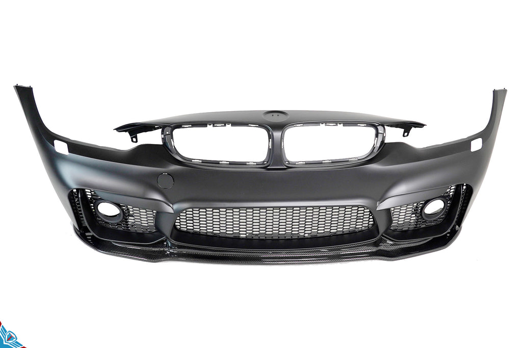 2014-2020 BMW 4 Series (F32/F33/F36) VSX Style Carbon Fiber Front Lip | FYBR Aerodynamics