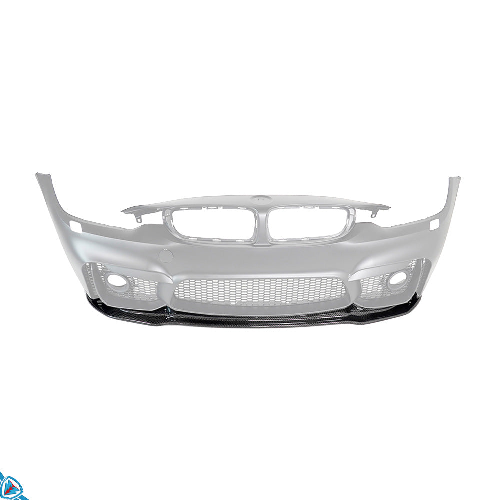 2014-2020 BMW 4 Series (F32/F33/F36) VSX Style Carbon Fiber Front Lip | FYBR Aerodynamics Main image