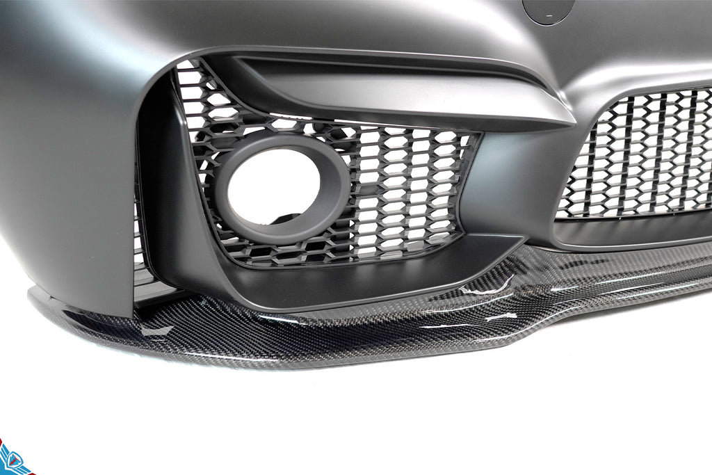 2014-2020 BMW 4 Series (F32/F33/F36) VSX Style Carbon Fiber Front Lip | FYBR Aerodynamics