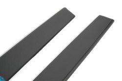 2012-2020 BMW 4 Series & M3/M4 (F32/F33/F80/F82) M Performance Style Carbon Fiber Side Skirt Extensions | FYBR Aerodynamics
