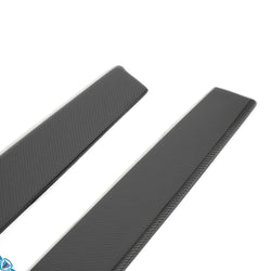 2012-2020 BMW 4 Series & M3/M4 (F32/F33/F80/F82) M Performance Style Carbon Fiber Side Skirt Extensions | FYBR Aerodynamics