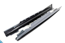 2012-2020 BMW 4 Series & M3/M4 (F32/F33/F80/F82) M Performance Style Carbon Fiber Side Skirt Extensions | FYBR Aerodynamics