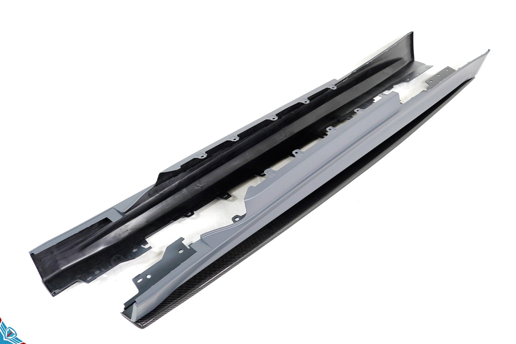 2012-2020 BMW 4 Series & M3/M4 (F32/F33/F80/F82) M Performance Style Carbon Fiber Side Skirt Extensions | FYBR Aerodynamics
