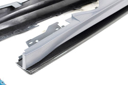 2012-2020 BMW 4 Series & M3/M4 (F32/F33/F80/F82) M Performance Style Carbon Fiber Side Skirt Extensions | FYBR Aerodynamics