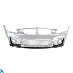 2014-2020 BMW 4 Series (F32/F33/F36) M Performance Style Carbon Fiber 3-Piece Front Lip (M4 Conversion Bumper Only) | FYBR Aerodynamics