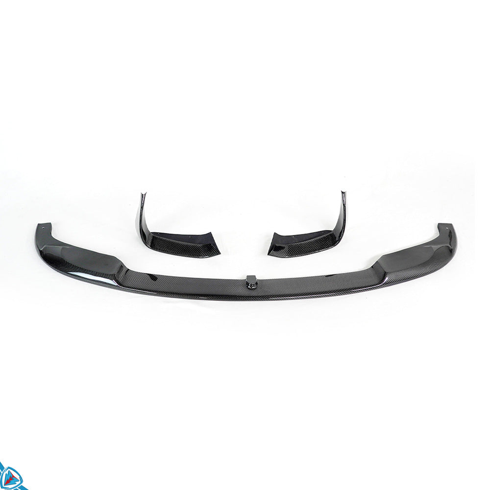 2014-2020 BMW 4 Series (F32/F33/F36) M Performance Style Carbon Fiber 3-Piece Front Lip (M4 Conversion Bumper Only) | FYBR Aerodynamics