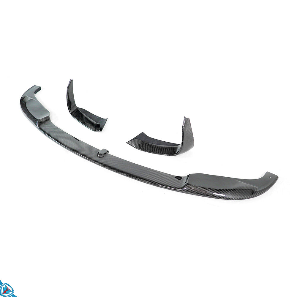 2014-2020 BMW 4 Series (F32/F33/F36) M Performance Style Carbon Fiber 3-Piece Front Lip (M4 Conversion Bumper Only) | FYBR Aerodynamics