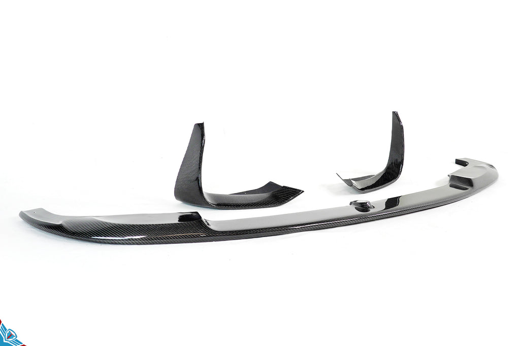 2014-2020 BMW 4 Series (F32/F33/F36) M Performance Style Carbon Fiber 3-Piece Front Lip (M4 Conversion Bumper Only) | FYBR Aerodynamics