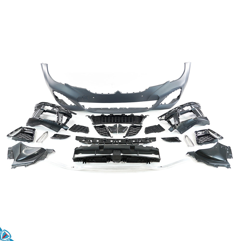 2019-2022 BMW 3 Series Pre-LCI (G20) M Sport Style Polypropylene Front Bumper Conversion Kit | E3Tuning