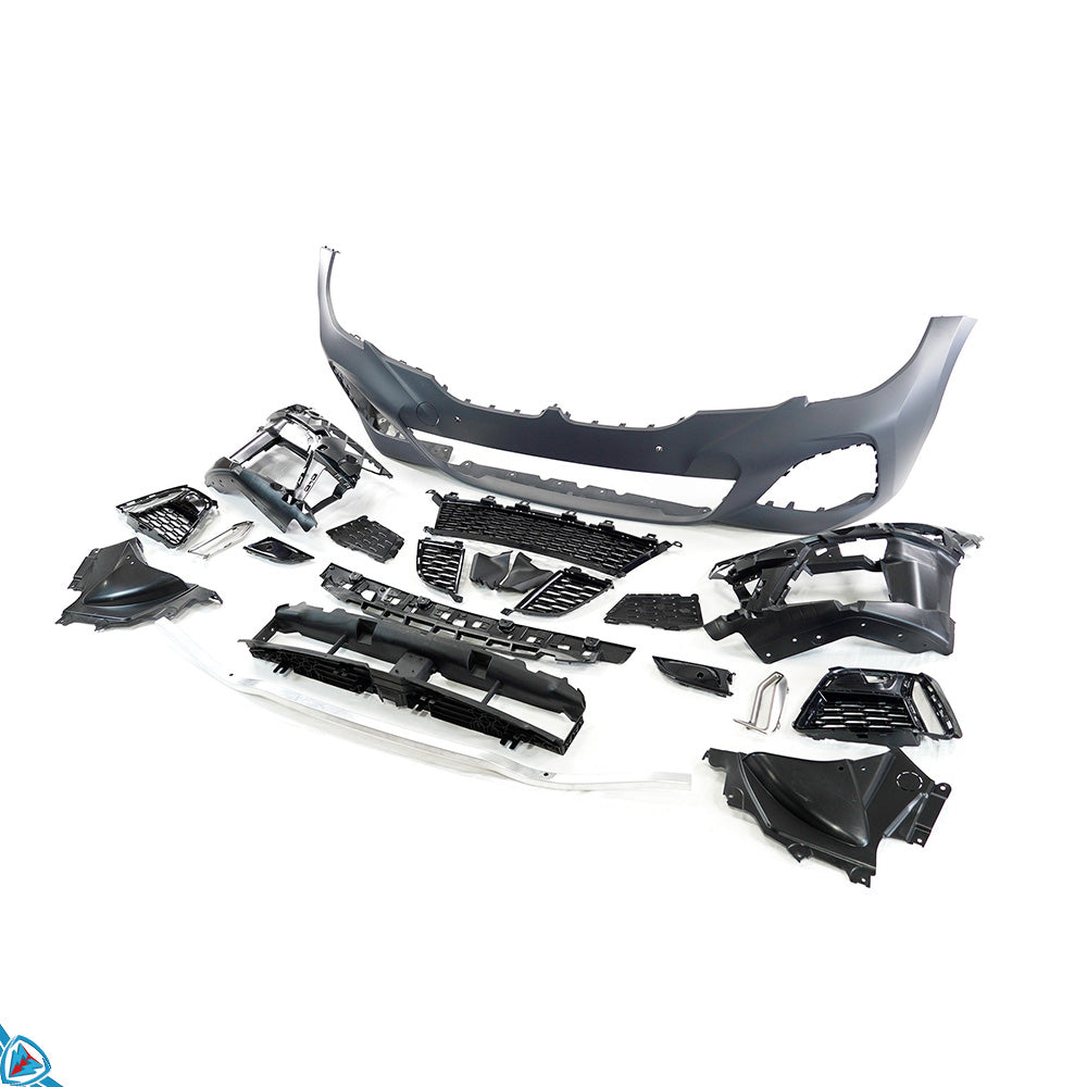 2019-2022 BMW 3 Series Pre-LCI (G20) M Sport Style Polypropylene Front Bumper Conversion Kit | E3Tuning