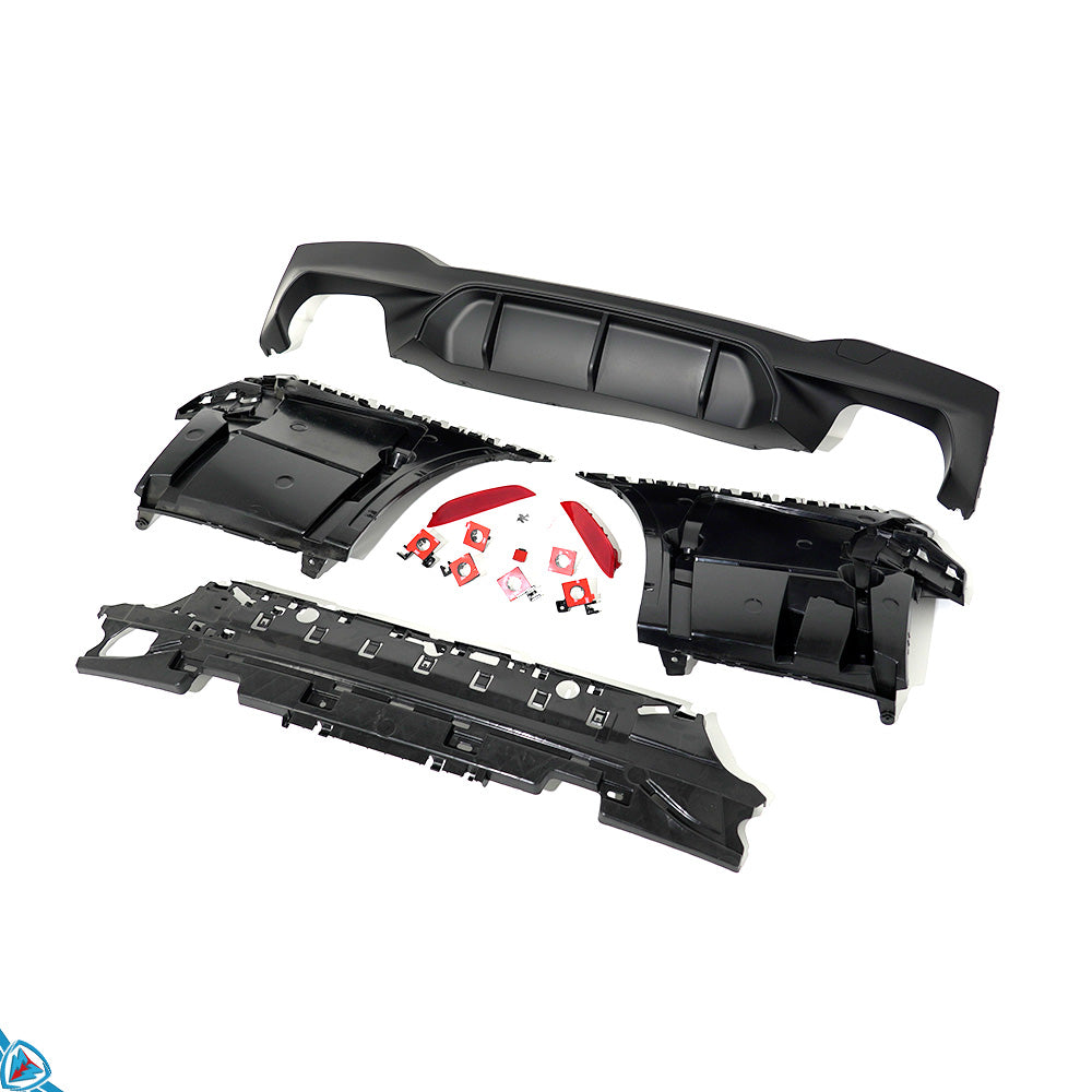 2017-2020 BMW 5 Series Pre-LCI (G30) M5 Style Polypropylene Rear Bumper Conversion Kit | E3Tuning