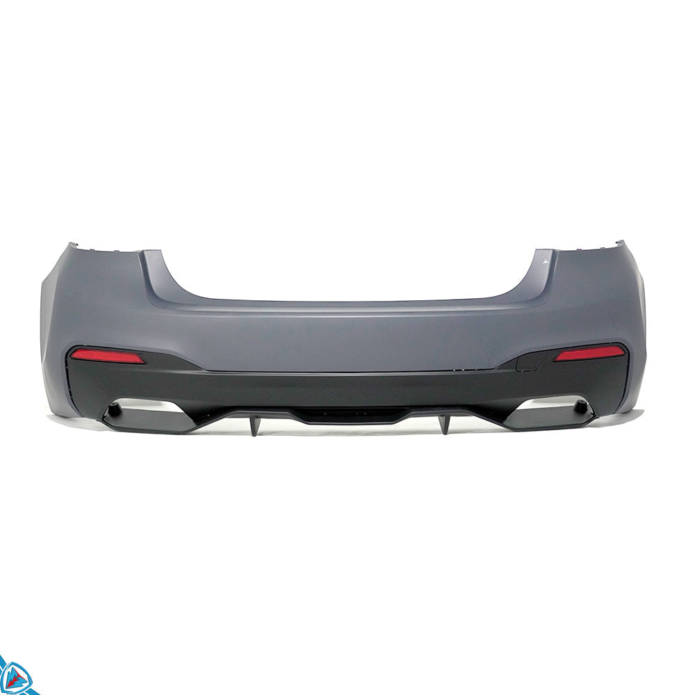 2017-2020 BMW 5 Series Pre-LCI (G30/G31) M Performance Style Matte Black Rear Diffuser | E3Tuning