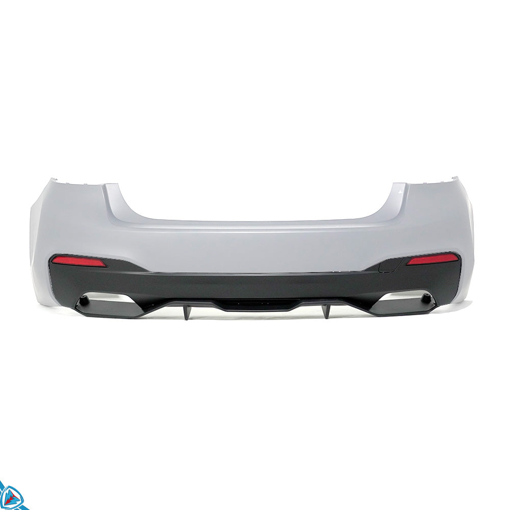 2017-2020 BMW 5 Series Pre-LCI (G30/G31) M Performance Style Matte Black Rear Diffuser | E3Tuning