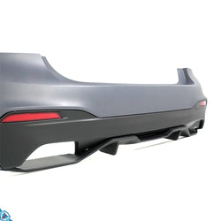 2017-2020 BMW 5 Series Pre-LCI (G30/G31) M Performance Style Matte Black Rear Diffuser | E3Tuning