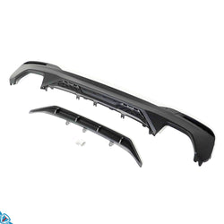 2017-2020 BMW 5 Series Pre-LCI (G30/G31) M Performance Style Matte Black Rear Diffuser | E3Tuning