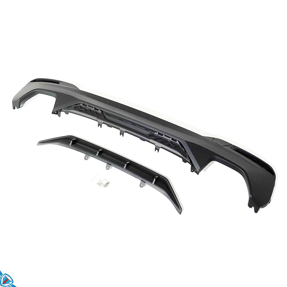 2017-2020 BMW 5 Series Pre-LCI (G30/G31) M Performance Style Matte Black Rear Diffuser | E3Tuning