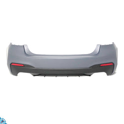 2017-2020 BMW 5 Series Pre-LCI (G30/G31) M Performance Style Matte Black Rear Diffuser | E3Tuning