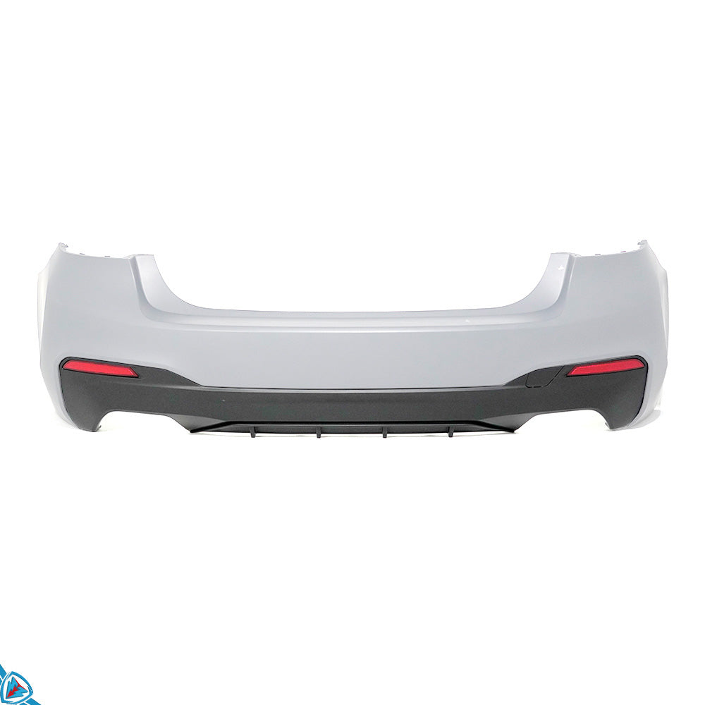 2017-2020 BMW 5 Series Pre-LCI (G30/G31) M Performance Style Matte Black Rear Diffuser | E3Tuning