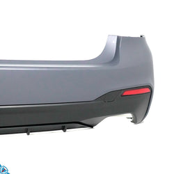 2017-2020 BMW 5 Series Pre-LCI (G30/G31) M Performance Style Matte Black Rear Diffuser | E3Tuning