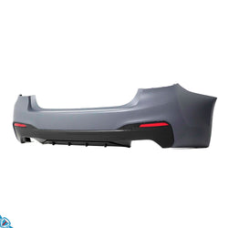 2017-2020 BMW 5 Series Pre-LCI (G30/G31) M Performance Style Matte Black Rear Diffuser | E3Tuning