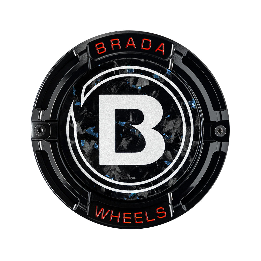 2000-2026 Universal Fitment FormTech 3-Piece Carbon Fiber Center Caps | BRADA Wheels