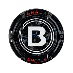 2000-2026 Universal Fitment FormTech 3-Piece Carbon Fiber Center Caps | BRADA Wheels