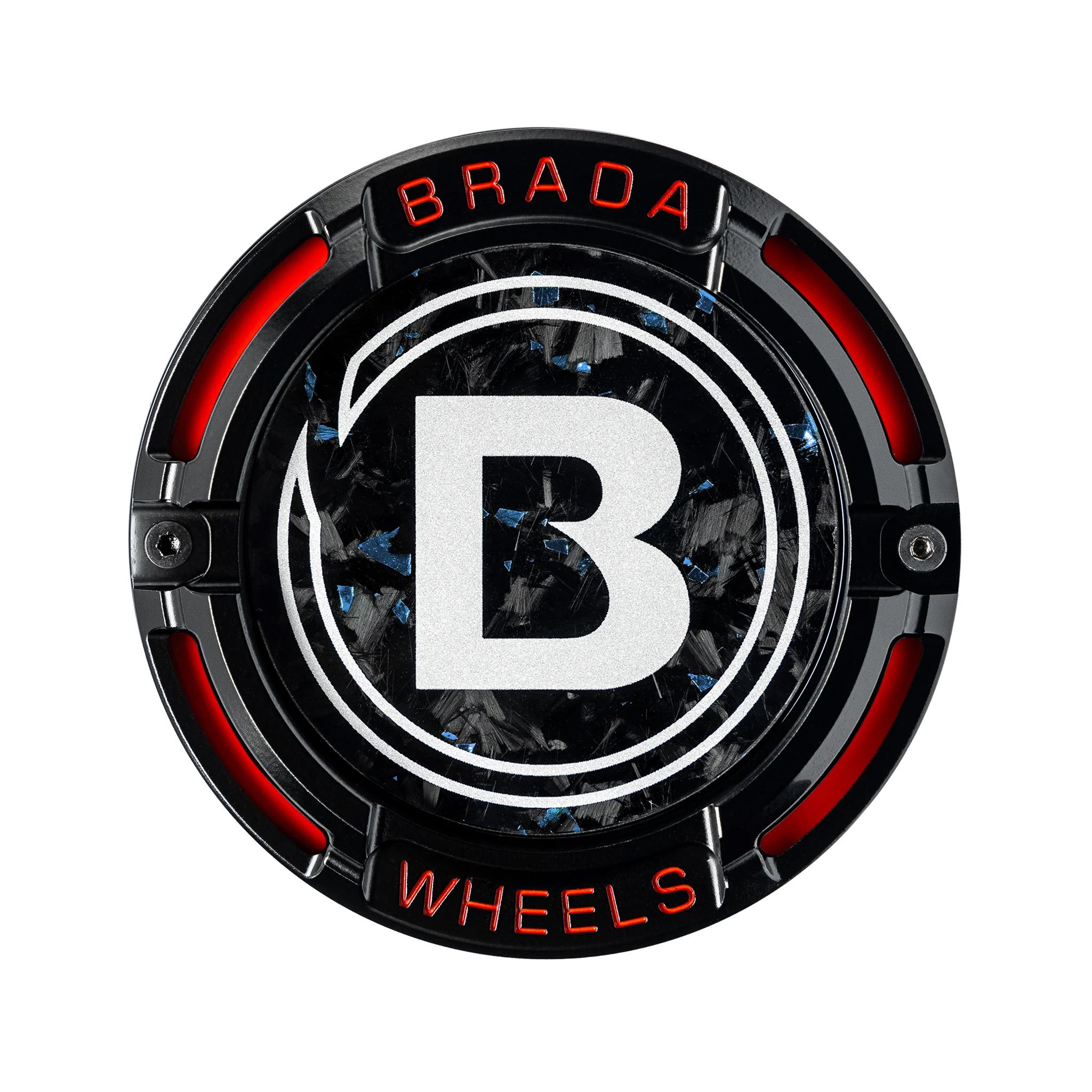 2000-2026 Universal Fitment FormTech 3-Piece Carbon Fiber Center Caps | BRADA Wheels