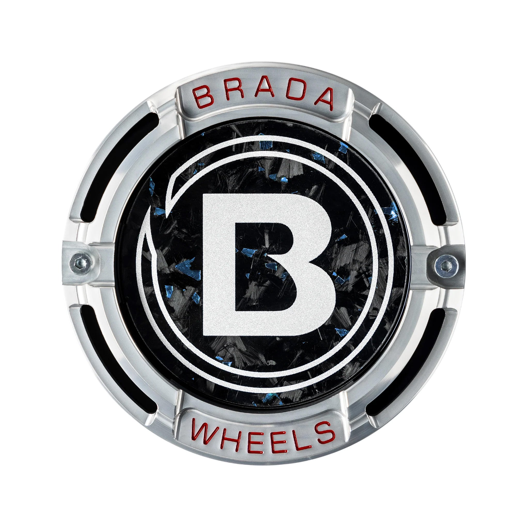 2000-2026 Universal Fitment FormTech 3-Piece Carbon Fiber Center Caps | BRADA Wheels