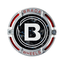 2000-2026 Universal Fitment FormTech 3-Piece Carbon Fiber Center Caps | BRADA Wheels