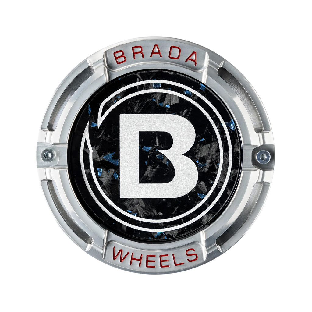 2000-2026 Universal Fitment FormTech 3-Piece Carbon Fiber Center Caps | BRADA Wheels