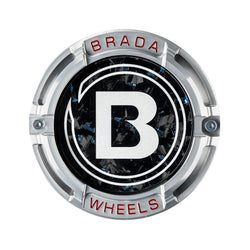 2000-2026 Universal Fitment FormTech 3-Piece Carbon Fiber Center Caps | BRADA Wheels