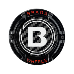 2000-2026 Universal Fitment FormTech 3-Piece Carbon Fiber Center Caps | BRADA Wheels