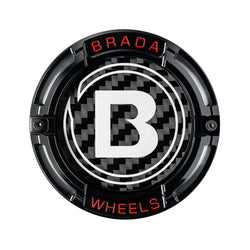 2000-2026 Universal Fitment FormTech 3-Piece Carbon Fiber Center Caps | BRADA Wheels
