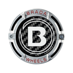 2000-2026 Universal Fitment FormTech 3-Piece Carbon Fiber Center Caps | BRADA Wheels