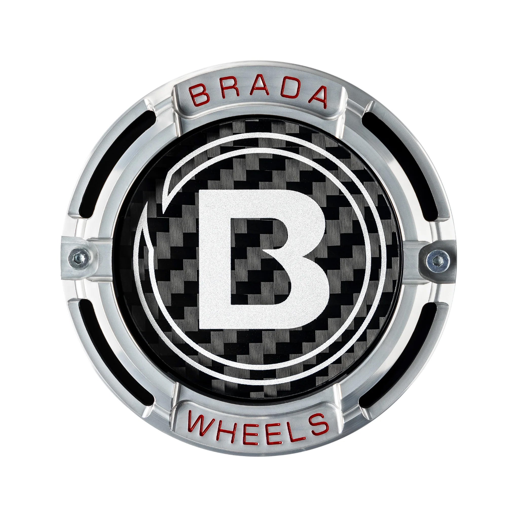 2000-2026 Universal Fitment FormTech 3-Piece Carbon Fiber Center Caps | BRADA Wheels