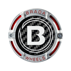 2000-2026 Universal Fitment FormTech 3-Piece Carbon Fiber Center Caps | BRADA Wheels
