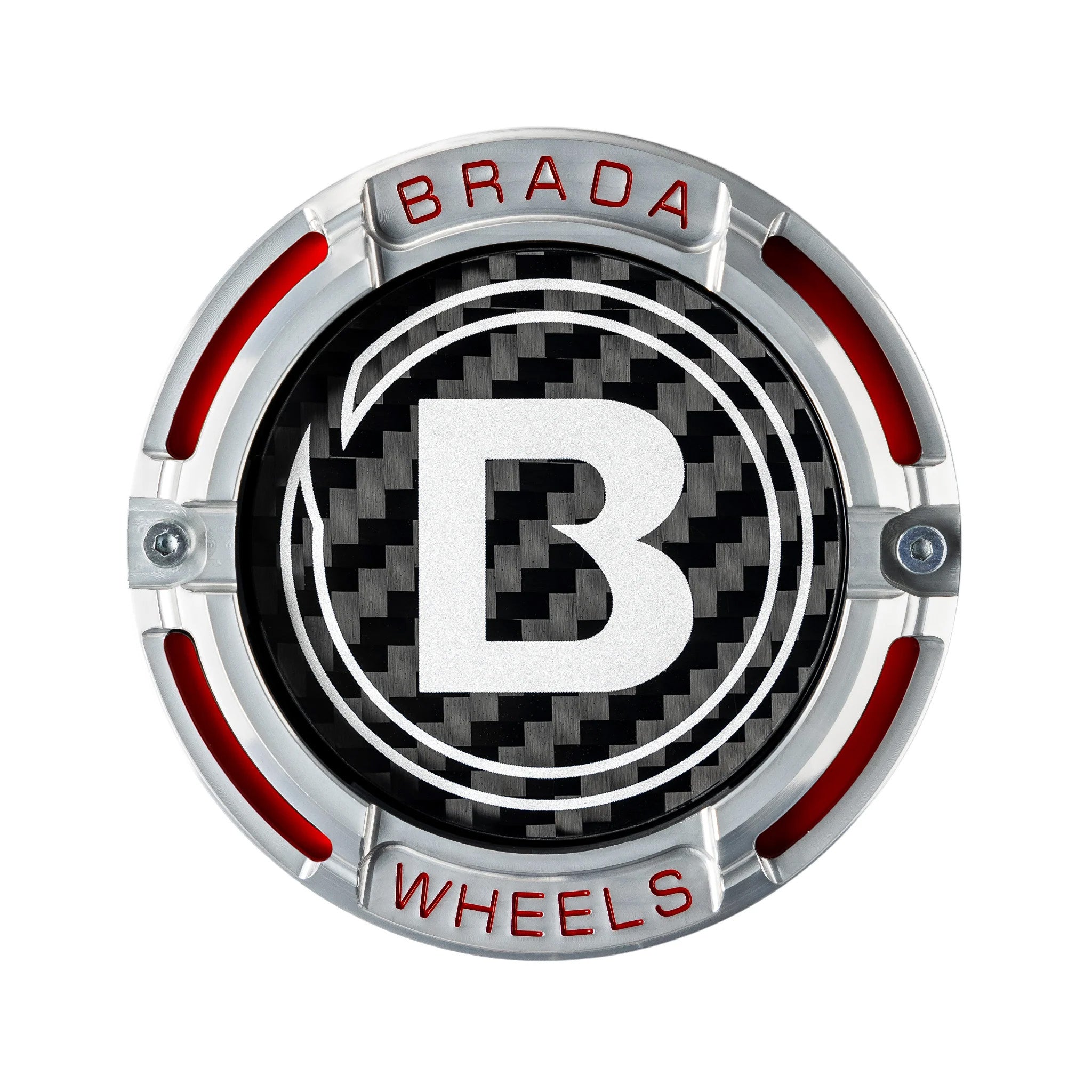 2000-2026 Universal Fitment FormTech 3-Piece Carbon Fiber Center Caps | BRADA Wheels