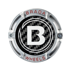 2000-2026 Universal Fitment FormTech 3-Piece Carbon Fiber Center Caps | BRADA Wheels