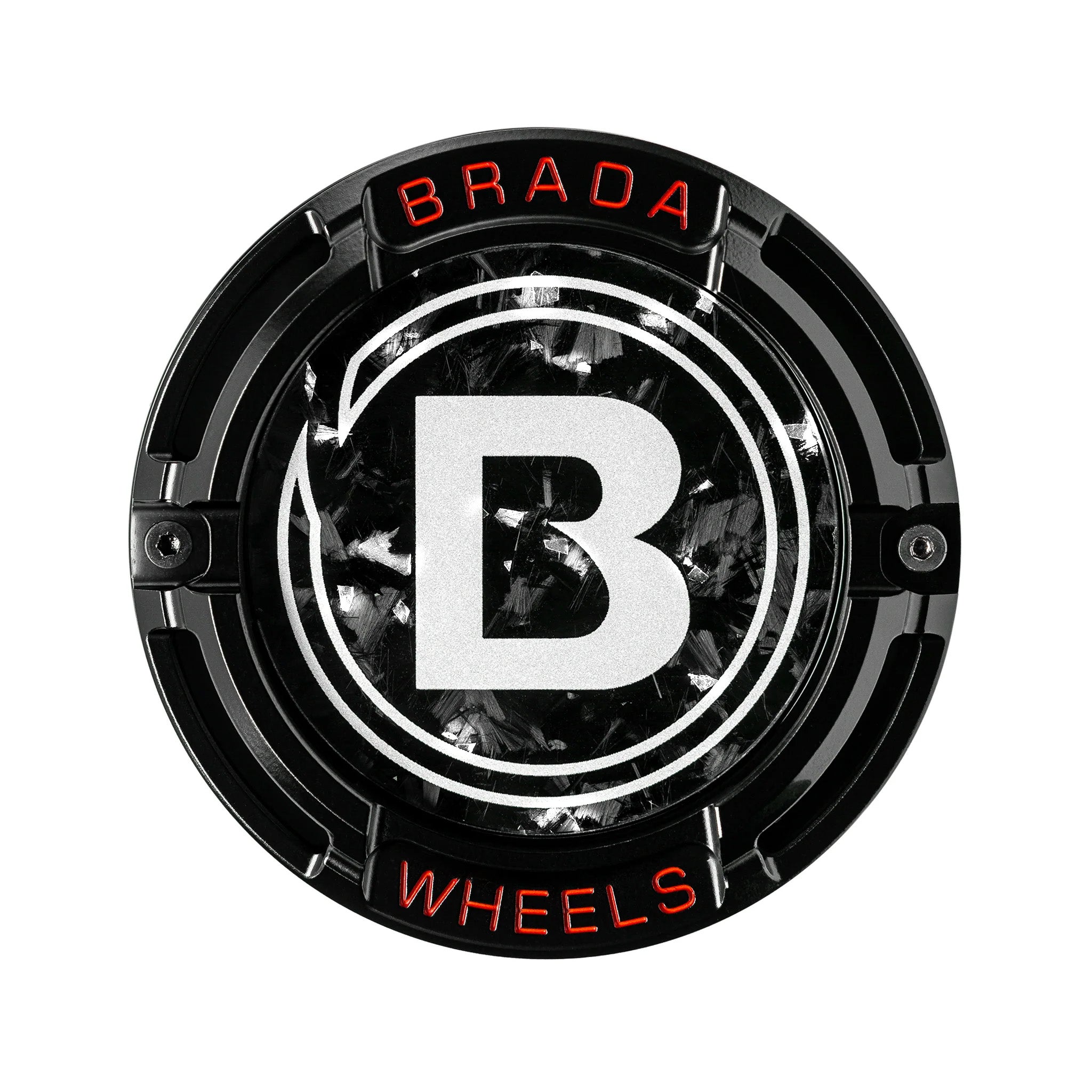 2000-2026 Universal Fitment FormTech 3-Piece Carbon Fiber Center Caps | BRADA Wheels