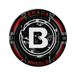 2000-2026 Universal Fitment FormTech 3-Piece Carbon Fiber Center Caps | BRADA Wheels