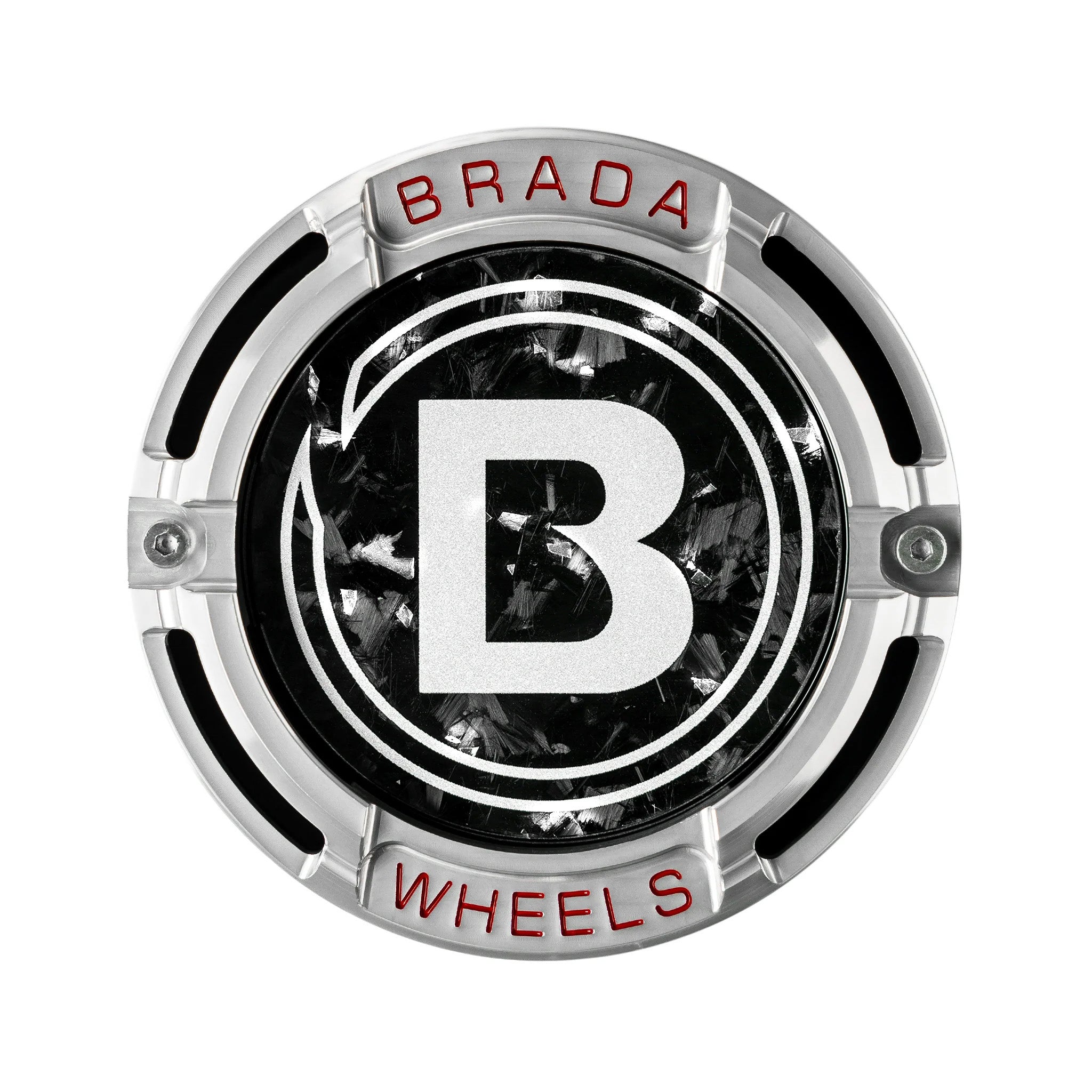 2000-2026 Universal Fitment FormTech 3-Piece Carbon Fiber Center Caps | BRADA Wheels